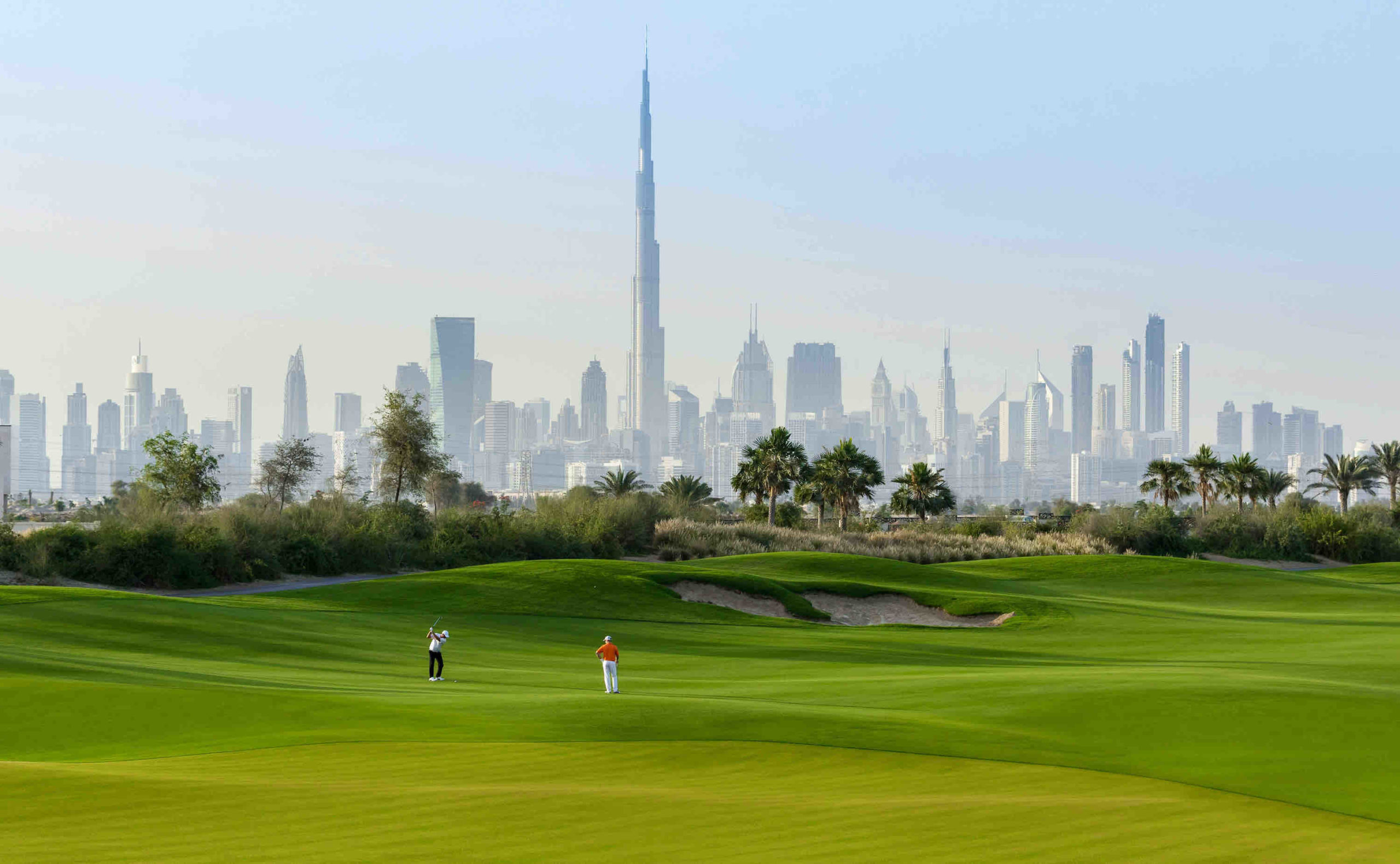 Поле для гольфа Dubai Hills Estate